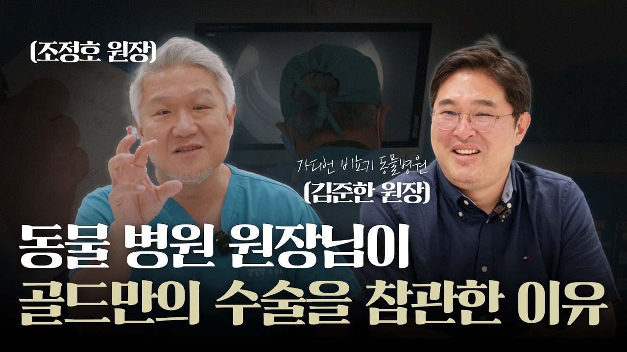 동물병원 원장님이 골드만 비뇨의학과에서 수술을 참관하신 이유는? 골드만 비뇨의학과x가디언 비뇨기 동물의료센터_이미지