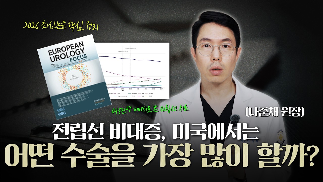 전립선비대증, 미국에서는 어떤 수술을 가장 많이 할까?_이미지